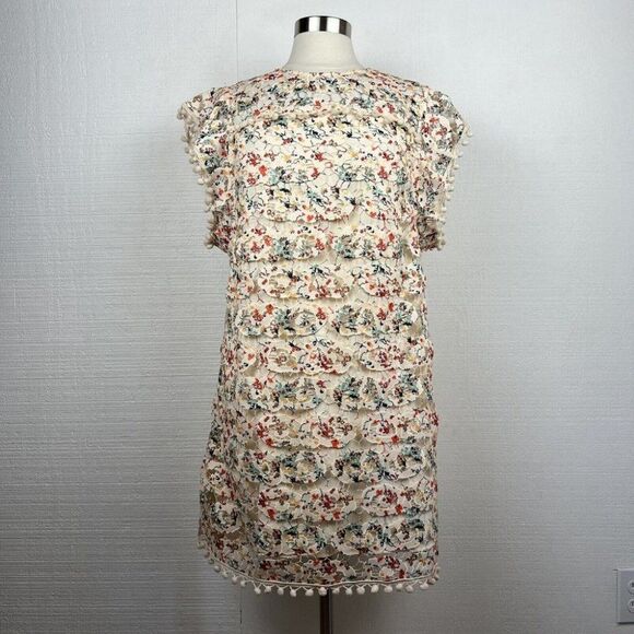 Tularosa Elba Dress L Womens $178 Rainbow Mini Cocktail Sleeveless Polyester - Picture 4 of 11